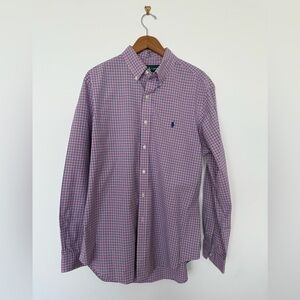 Ralph Lauren Men's Purple Plaid Shirt